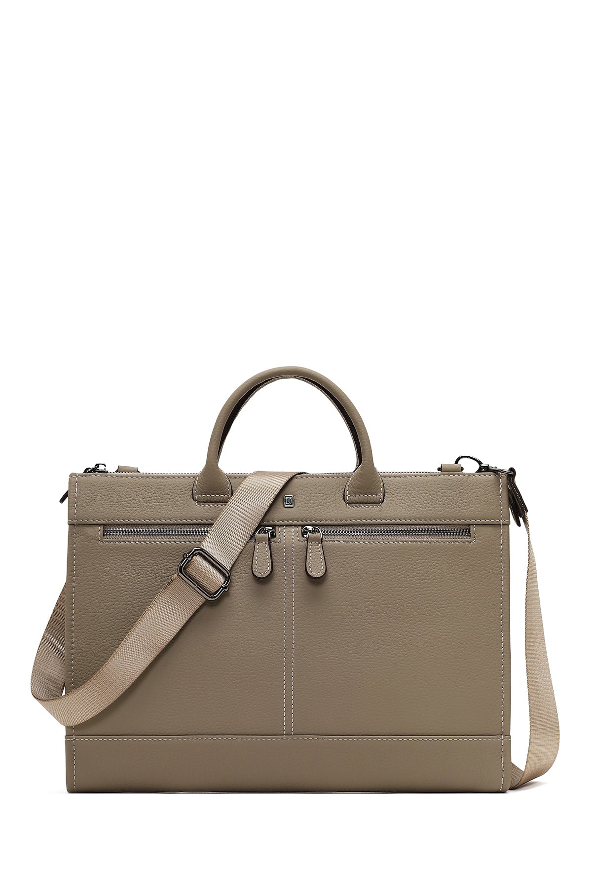 Erkek Vizon Uzun Askılı Deri Evrak Çantası