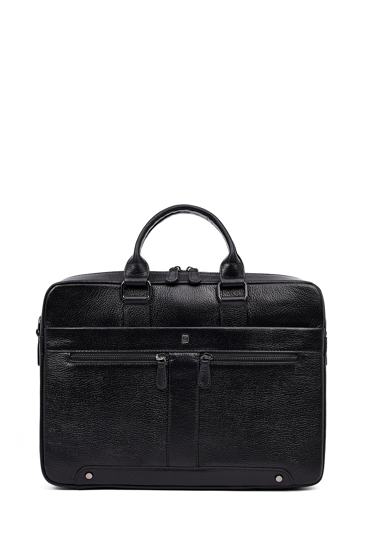 Erkek Siyah Deri Laptop Çantası
