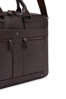 Erkek Kahverengi Deri Laptop Çantası | Derimod