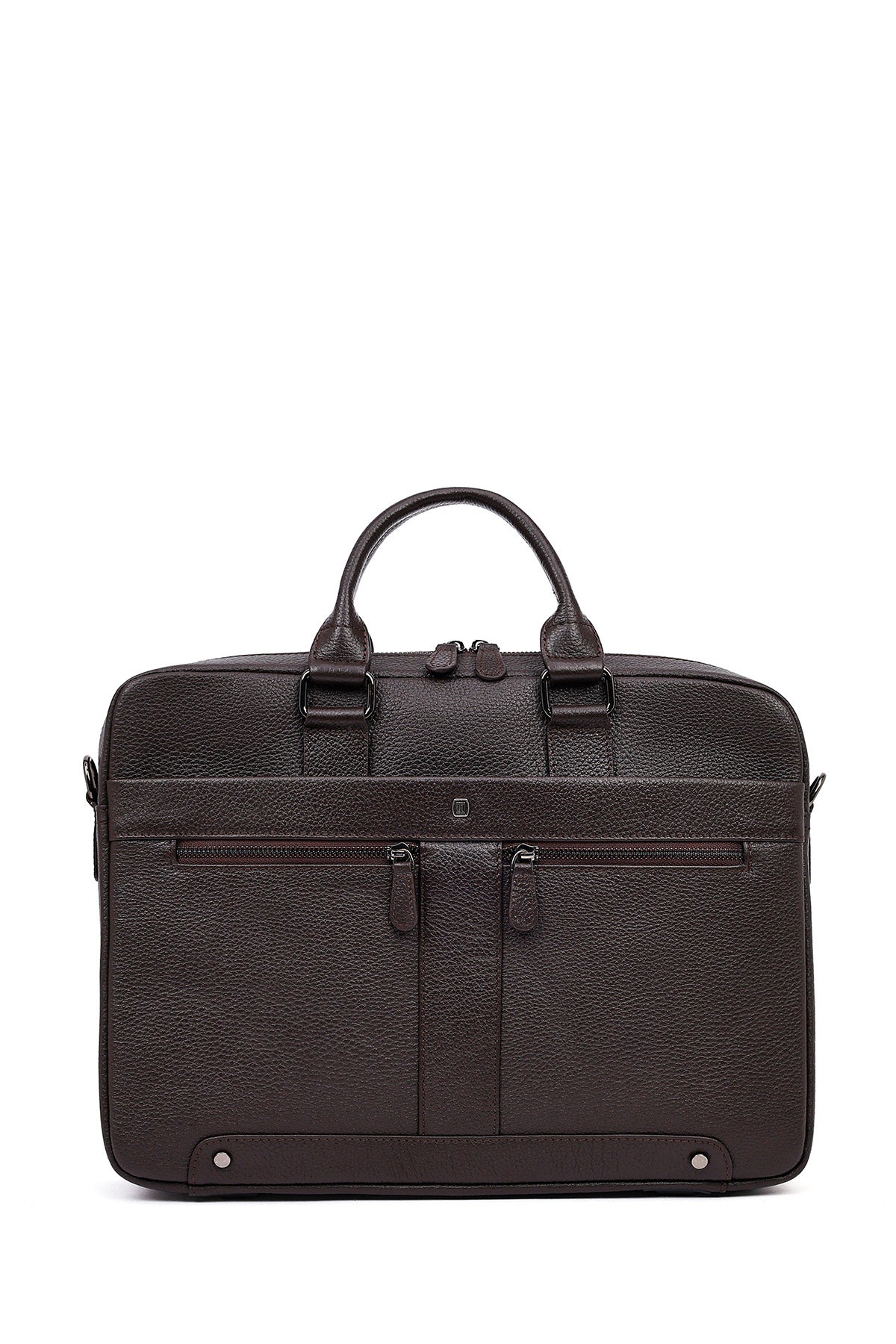 Erkek Kahverengi Deri Laptop Çantası