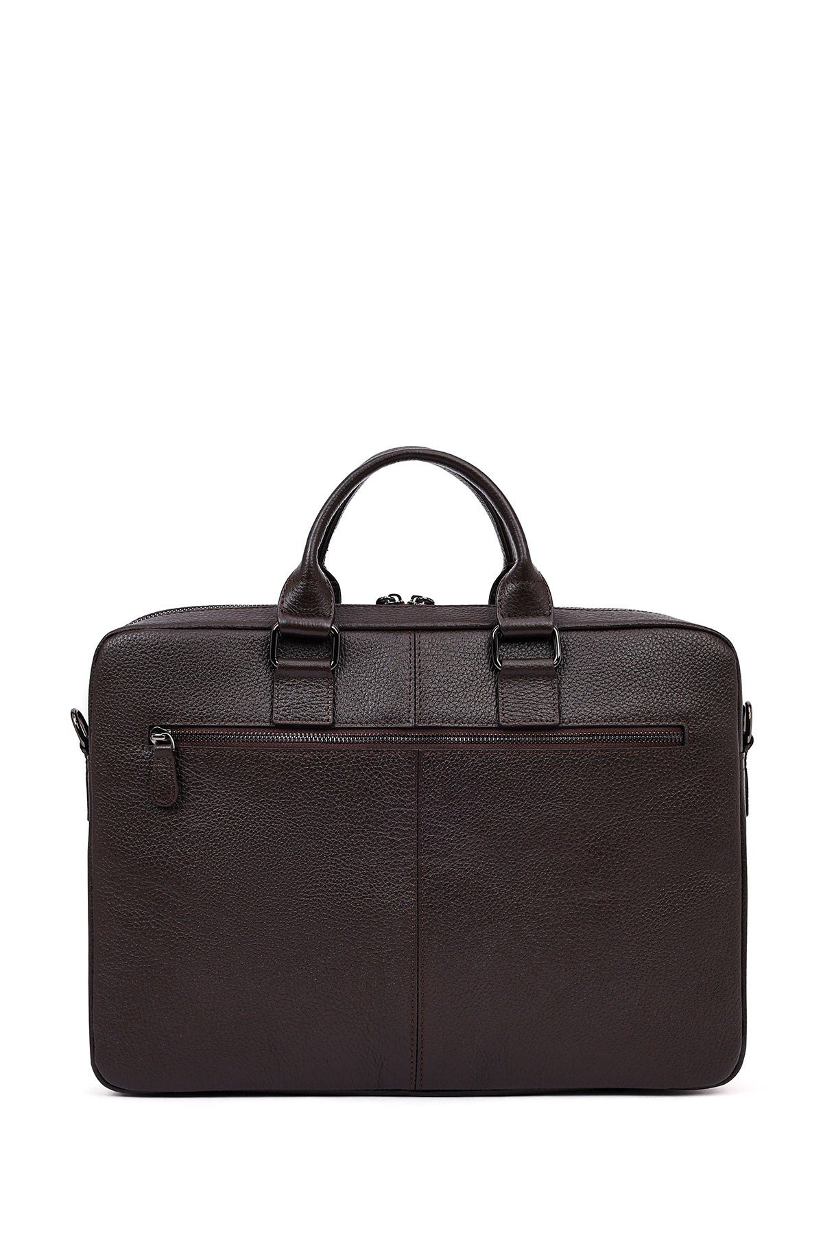 Erkek Kahverengi Deri Laptop Çantası