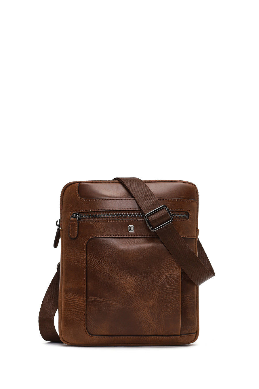 Men's Brown Long Strap Leather Shoulder Bag 25WBD3533CR | Derimod