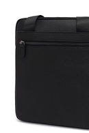 Erkek Siyah Uzun Askılı Deri Omuz Çantası | Derimod