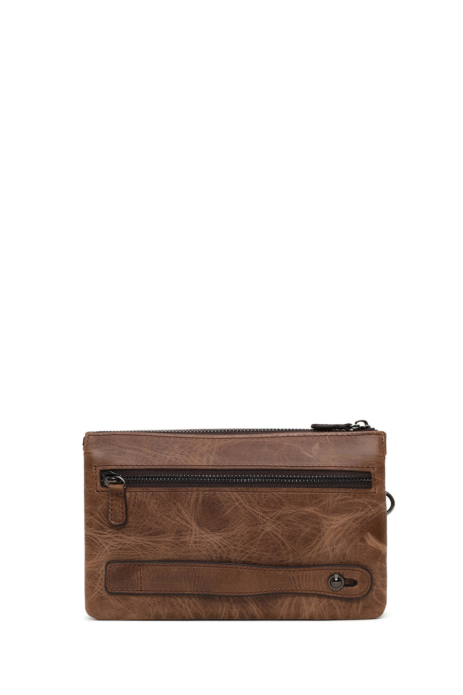 Male Brown Leather Handbag