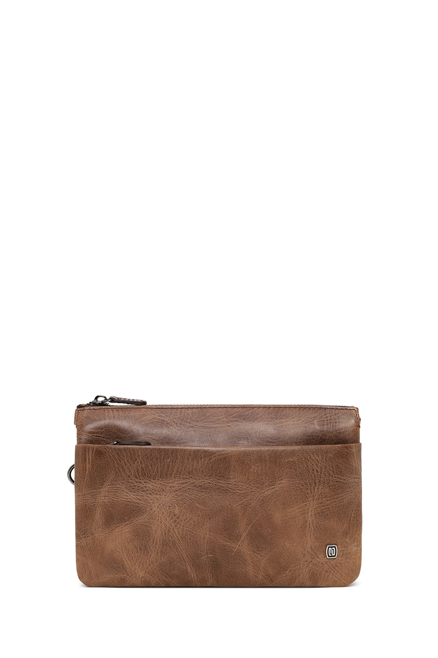Male Brown Leather Handbag