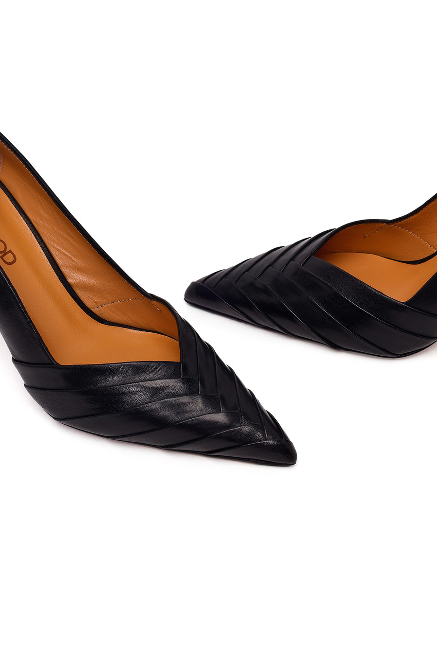 Kadın Siyah İnce Topuklu Deri Stiletto