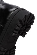 Derimod Gritty Woman Black Zipper Leather Bot | Derimod