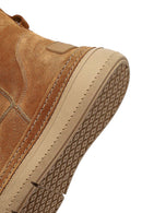 Kadın Taba Süet Deri Teddy Bot | Derimod