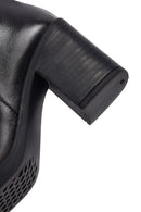 Kadın Siyah Kalın Topuklu Deri Chelsea Bot | Derimod