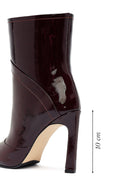Kadın Bordo Yüksek İnce Topuklu Deri Bot | Derimod