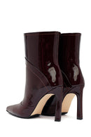 Kadın Bordo Yüksek İnce Topuklu Deri Bot | Derimod
