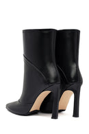 Kadın Siyah Yüksek İnce Topuklu Deri Bot | Derimod