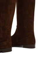 Kadın Kahverengi Süet Deri Çizme | Derimod