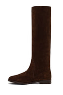 Kadın Kahverengi Süet Deri Çizme | Derimod