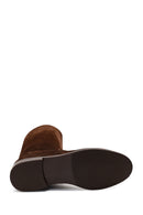 Kadın Kahverengi Süet Deri Çizme | Derimod