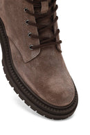 Kadın Vizon Fermuarlı Süet Deri Bot | Derimod