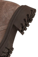 Kadın Vizon Fermuarlı Süet Deri Bot | Derimod