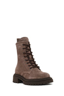 Kadın Vizon Fermuarlı Süet Deri Bot | Derimod