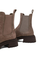 Kadın Vizon Süet Deri Chelsea Bot | Derimod