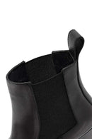 Kadın Siyah Kalın Topuklu Deri Chelsea Bot | Derimod