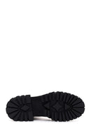 Woman Brown Thick-Soled Suede Leather Chelsea Boots | Derimod