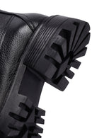 Kadın Siyah Kalın Tabanlı Deri Bot | Derimod