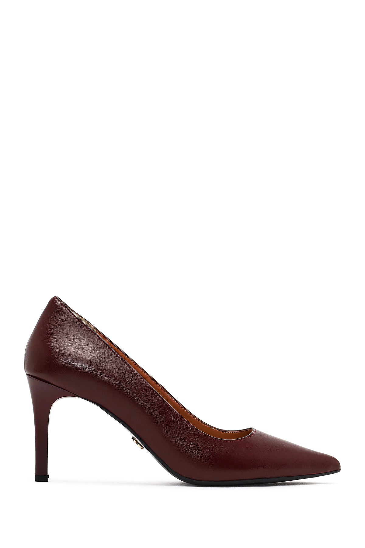 Kadın Bordo İnce Topuklu Deri Stiletto 25WFD161618 | Derimod