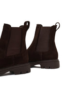 Kadın Kahverengi Süet Deri Chelsea Bot | Derimod