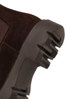 Kadın Kahverengi Süet Deri Chelsea Bot | Derimod