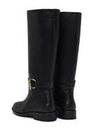 Kadın Siyah Toka Detaylı Deri Çizme | Derimod