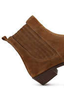 Kadın Vizon Süet Deri Chelsea Bot | Derimod