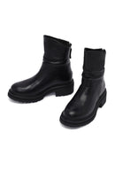 Woman Black Back Zipper Leather Boat | Derimod