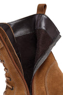 Kadın Taba Fermuarlı Süet Deri Bot | Derimod