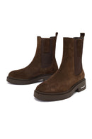 Kadın Kahverengi Süet Deri Chelsea Bot | Derimod