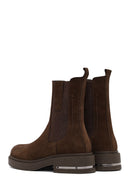 Kadın Kahverengi Süet Deri Chelsea Bot | Derimod