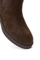 Kadın Kahverengi Süet Deri Chelsea Bot | Derimod