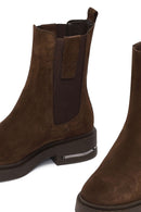 Kadın Kahverengi Süet Deri Chelsea Bot | Derimod