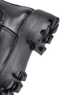 Kadın Siyah Kalın Tabanlı Deri Chelsea Bot | Derimod