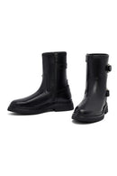 Kadın Siyah Fermuarlı Deri Bot | Derimod