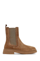 Women's Mink Suede Leather Chelsea Boot | Derimod