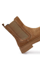 Women's Mink Suede Leather Chelsea Boot | Derimod