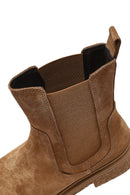 Women's Mink Suede Leather Chelsea Boot | Derimod
