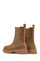 Women's Mink Suede Leather Chelsea Boot | Derimod