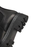 Kadın Siyah Kalın Tabanlı Deri Chelsea Bot | Derimod