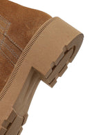 Kadın Vizon Fermuarlı Kalın Tabanlı Süet Deri Bot | Derimod