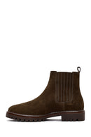 Kadın Haki Süet Deri Chelsea Bot | Derimod