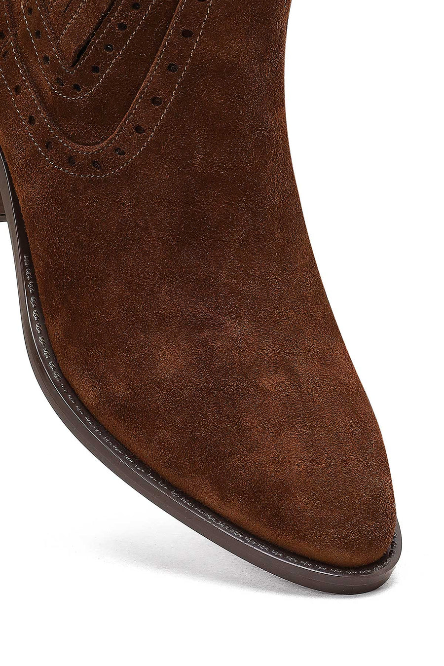 Woman Taba Suet Leather Cowboy Boots