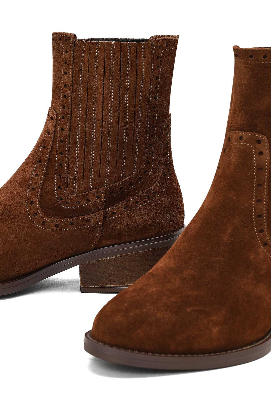 Woman Taba Suet Leather Cowboy Boots