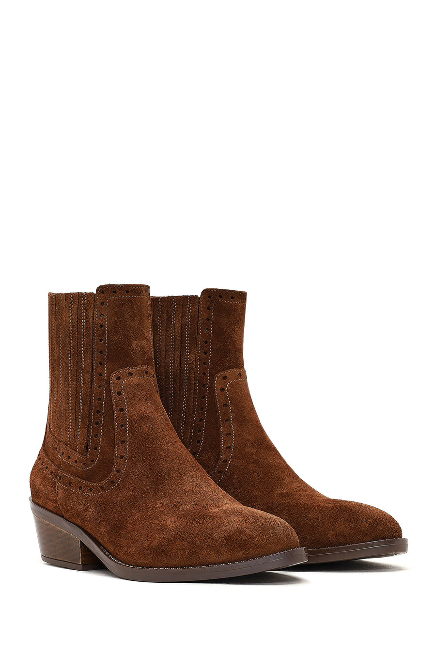 Woman Taba Suet Leather Cowboy Boots