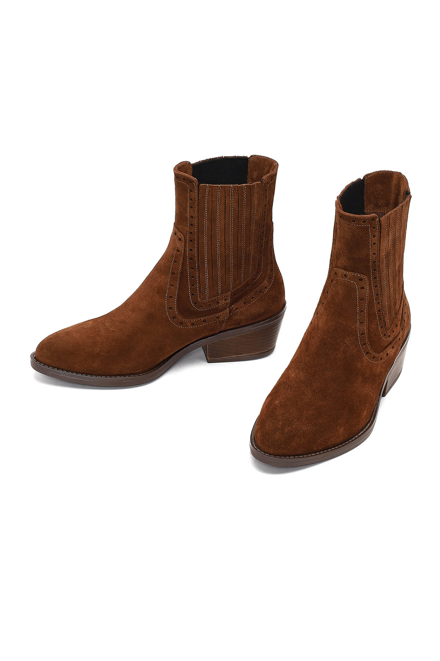 Woman Taba Suet Leather Cowboy Boots